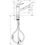 Кухонный смеситель Hansgrohe Focus M42-150, 1jet, 71814000