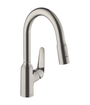 Кухонный смеситель Hansgrohe Focus M42-180, с душем, 2jet, 71801800