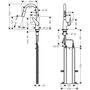 Кухонный смеситель Hansgrohe Focus M42-180, с душем, sBox, 71821800