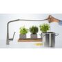Кухонный смеситель Hansgrohe Metris 220, с вытяжным душем, 14834000