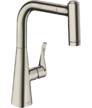 Кухонный смеситель Hansgrohe Metris 220, с вытяжным душем, 14834800