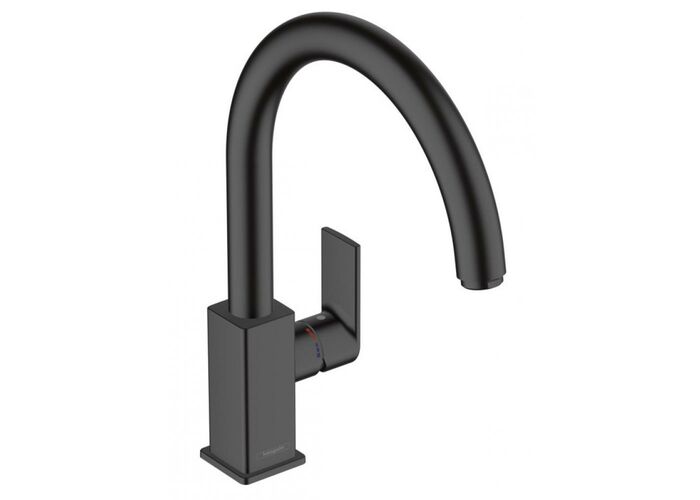 Кухонный смеситель Hansgrohe Vernis Shape M35 260, матовый черный, 71871670