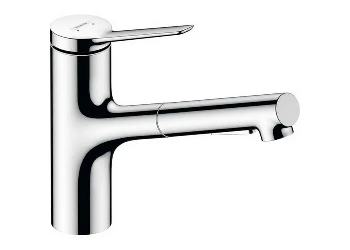 Кухонный смеситель Hansgrohe Zesis M33 150, CoolStart, EcoSmart, хром, 74810000