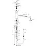 Кухонный смеситель Hansgrohe Zesis M33 150, CoolStart, EcoSmart, хром, 74810000