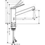Кухонный смеситель Hansgrohe Zesis M33 150, Eco, хром, 74813000