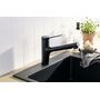 Кухонный смеситель Hansgrohe Zesis M33, 150 с вытяжным душем, черный матовый, 74800670