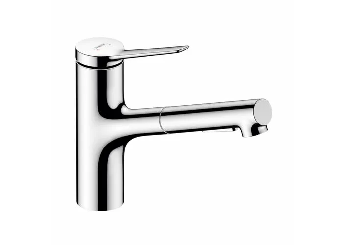 Кухонный смеситель Hansgrohe Zesis M33, 150 с вытяжным душем, хром, 74800000