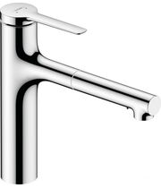 Кухонный смеситель Hansgrohe Zesis M33, 160 с вытяжным душем, хром, 74801000