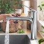 Кухонный смеситель Hansgrohe Zesis M33, 160 с вытяжным душем, хром, 74801000