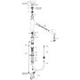 Кухонный смеситель Hansgrohe Zesis M33, 160 с вытяжным душем, sBox lite, нержавеющая сталь, 74804800