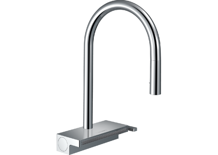 Смеситель для кухни Hansgrohe Aquno Select M81 170, с вытяжным душем, 73837000