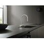 Смеситель для кухни Hansgrohe Aquno Select M81 170, с вытяжным душем, черный, 73831670