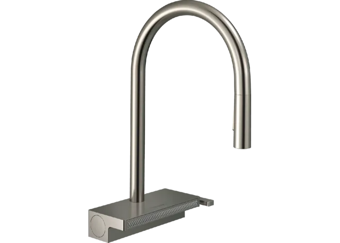 Смеситель для кухни Hansgrohe Aquno Select M81 170, с вытяжным душем, нерж, 73831800
