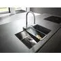 Смеситель для кухни Hansgrohe Aquno Select M81 250, высокий излив, черный, 73830670