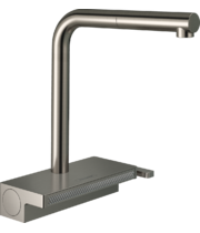 Смеситель для кухни Hansgrohe Aquno Select M81 250, высокий излив, нерж, 73836800