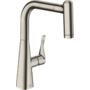 Смеситель для кухни Hansgrohe Metris M71 220, с вытяжным душем, 73800800