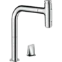 Смеситель для кухни Hansgrohe Metris Select M71 200, с вытяжным душем, 73819000