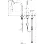 Смеситель для кухни Hansgrohe Metris Select M71 200, с вытяжным душем, 73819000
