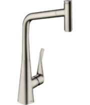 Смеситель для кухни Hansgrohe Metris Select M71 320, высокий излив, нерж, 73803800