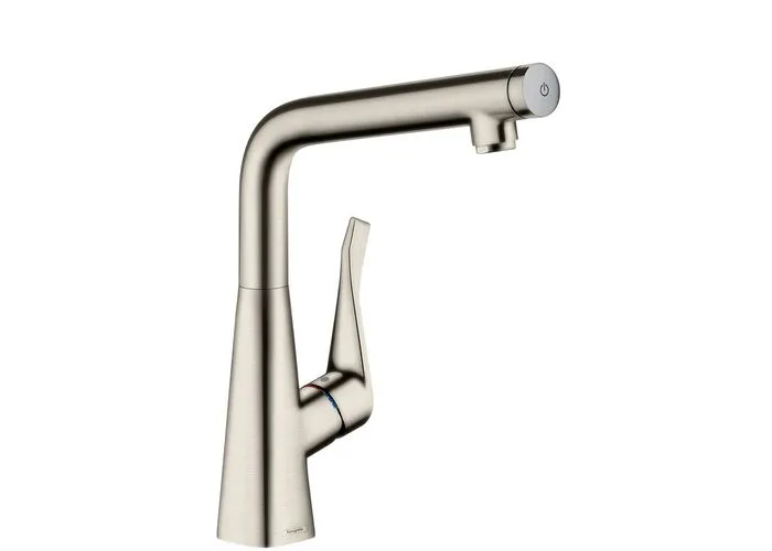 Смеситель для кухни Hansgrohe Metris Select, сталь, 14883800