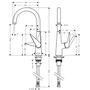 Смеситель для кухни Hansgrohe Talis 51, Eco, 72816000