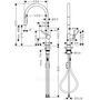 Смеситель для кухни Hansgrohe Talis M54 210, Eco, 72842670