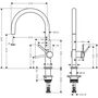 Смеситель для кухни Hansgrohe Talis M54 220, Eco, 72843000
