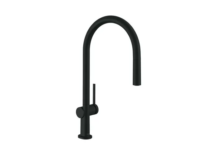 Смеситель для кухни Hansgrohe Talis M54, высокий излив, черный, 72803670