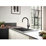 Смеситель для кухни Hansgrohe Talis M54, запорный вентиль, черный, 72805670