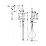 Смеситель для кухни Hansgrohe Talis M54, запорный вентиль, черный, 72808670