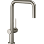 Смеситель для кухни Hansgrohe Talis M54, запорный вентиль, нерж, 72806800