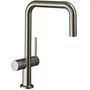 Смеситель для кухни Hansgrohe Talis M54, запорный вентиль, нерж, 72807800