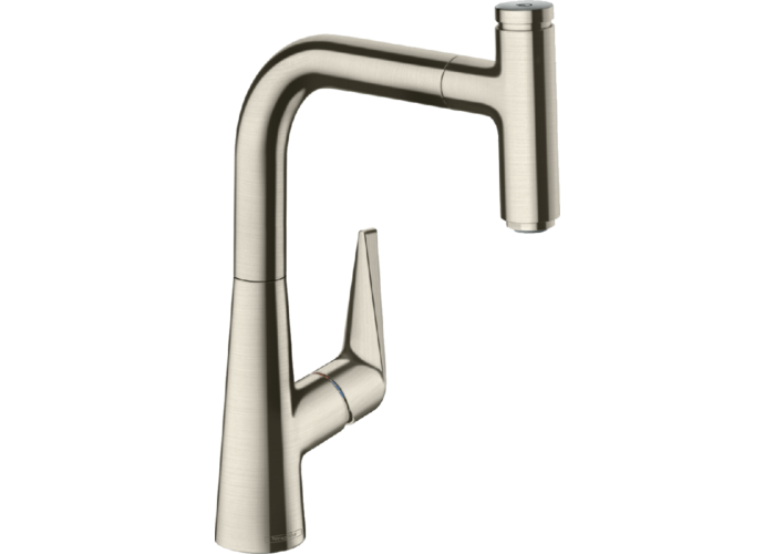 Смеситель для кухни Hansgrohe Talis Select M51 220, высокий излив, нерж, 73852800