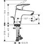 Cмеситель для раковины Hansgrohe Logis, 71072000