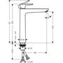 Cмеситель для раковины Hansgrohe Talis 240, белый, 71717700