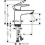 Cмеситель для раковины Hansgrohe Talis E 80, 71704000