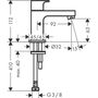 Кран для холодной Hansgrohe Vernis Shape 70, хром, 71592000