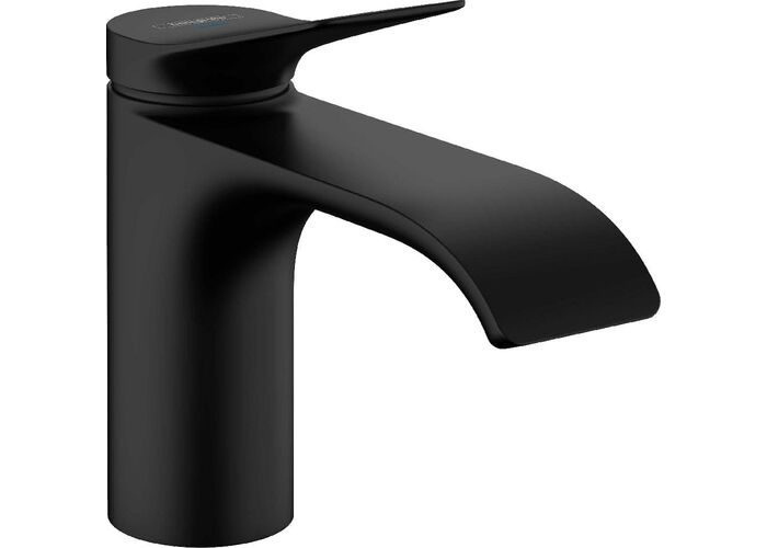 Кран холодной воды Hansgrohe Vivenis 80, без донного клапана, черный матовый, 75013670