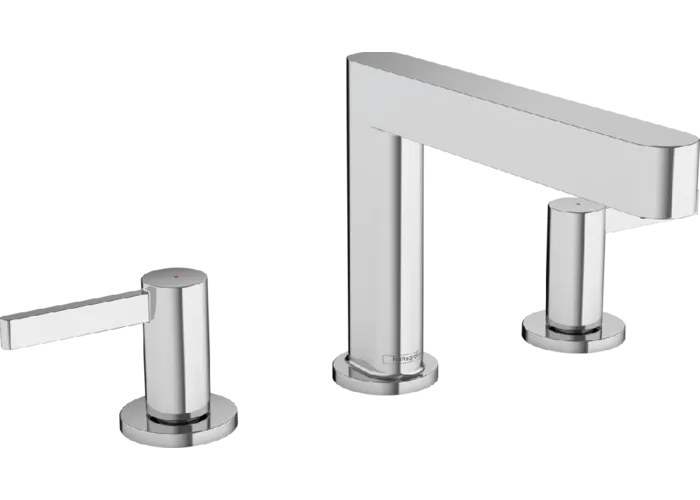 Смеситель Hansgrohe Finoris 110, с клапаном Push-Open, на 3 отв, хром, 76033000