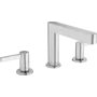 Смеситель Hansgrohe Finoris 110, с клапаном Push-Open, на 3 отв, хром, 76033000