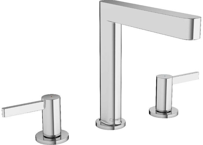 Смеситель Hansgrohe Finoris 160, с клапаном Push-Open, на 3 отв, хром, 76034000