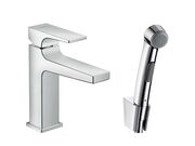Смеситель Hansgrohe Metropol, гигиенический душ, Push-Open, 32522000
