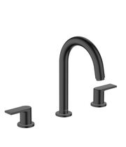 Смеситель Hansgrohe Vernis Shape 150, 3 отв, сливная гарнитура, матовый черный, 71563670