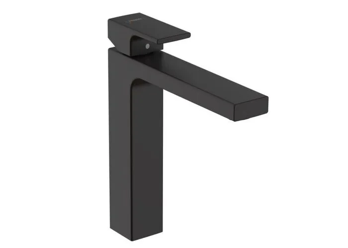 Смеситель Hansgrohe Vernis Shape 190, сливная гарнитура, матовый черный, 71591670