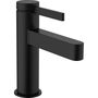 Смеситель для раковины Hansgrohe Finoris 100, с донным клапаном, черный матовый, 76010670