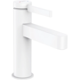 Смеситель для раковины Hansgrohe Finoris 100, с донным клапаном, матовый белый, 76010700