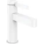 Смеситель для раковины Hansgrohe Finoris 100, с донным клапаном, матовый белый, 76010700
