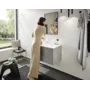 Смеситель для раковины Hansgrohe Finoris 100, с донным клапаном, матовый белый, 76010700