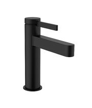 Смеситель для раковины Hansgrohe Finoris 110, с клапаном Push-Open, черный матовый, 76023670