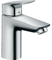 Смеситель для раковины Hansgrohe Logis 100, с сливным гарнитуром, 71105000